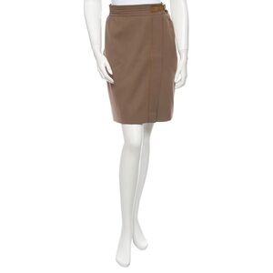 Gucci Vintage Brown Women's Wrap Skirt